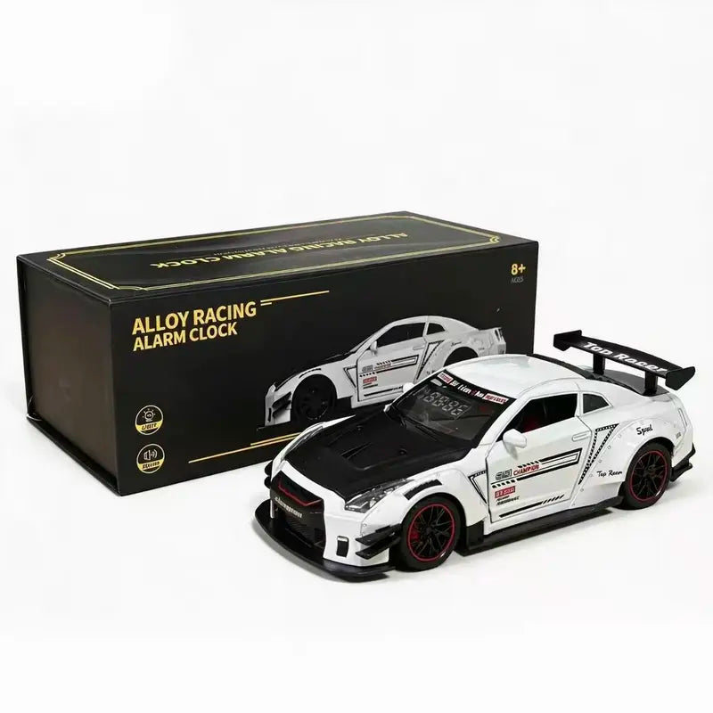 🚗 Hyper Car Alarm Clock with Realistic Engine Sound & LED Lights ✨