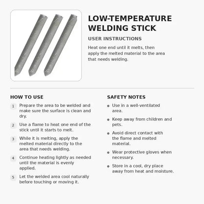🔥 Aluminum Welding Rods | Low-Temperature Fast-Melting Repair