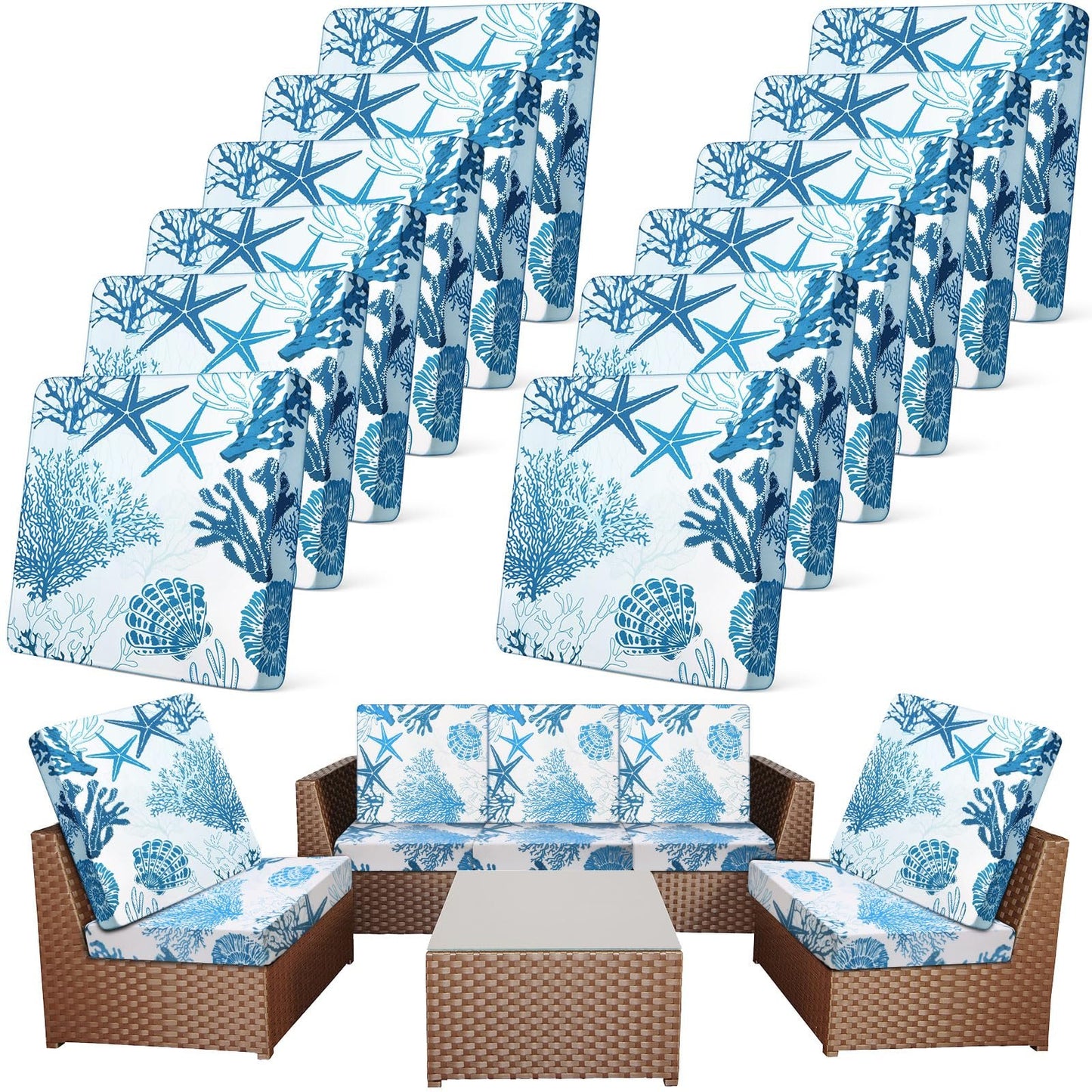 🛋️ Outdoor Patio Sofa Cushion Covers 🔥Free Shipping Worldwide