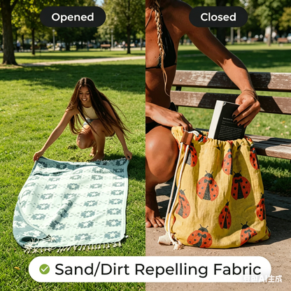 🔥Last Day 52% OFF🔥2-in-1 Convertible Towel & Backpack 🏖️