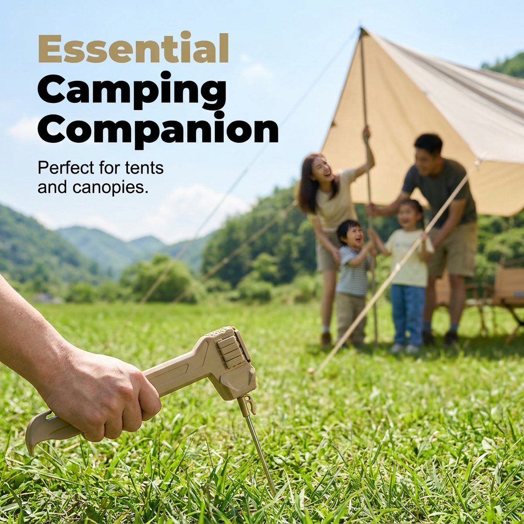 🔥LAST DAY 50% OFF - 🔨Multifunctional Camping Hammer & Tent Stake Puller🎁