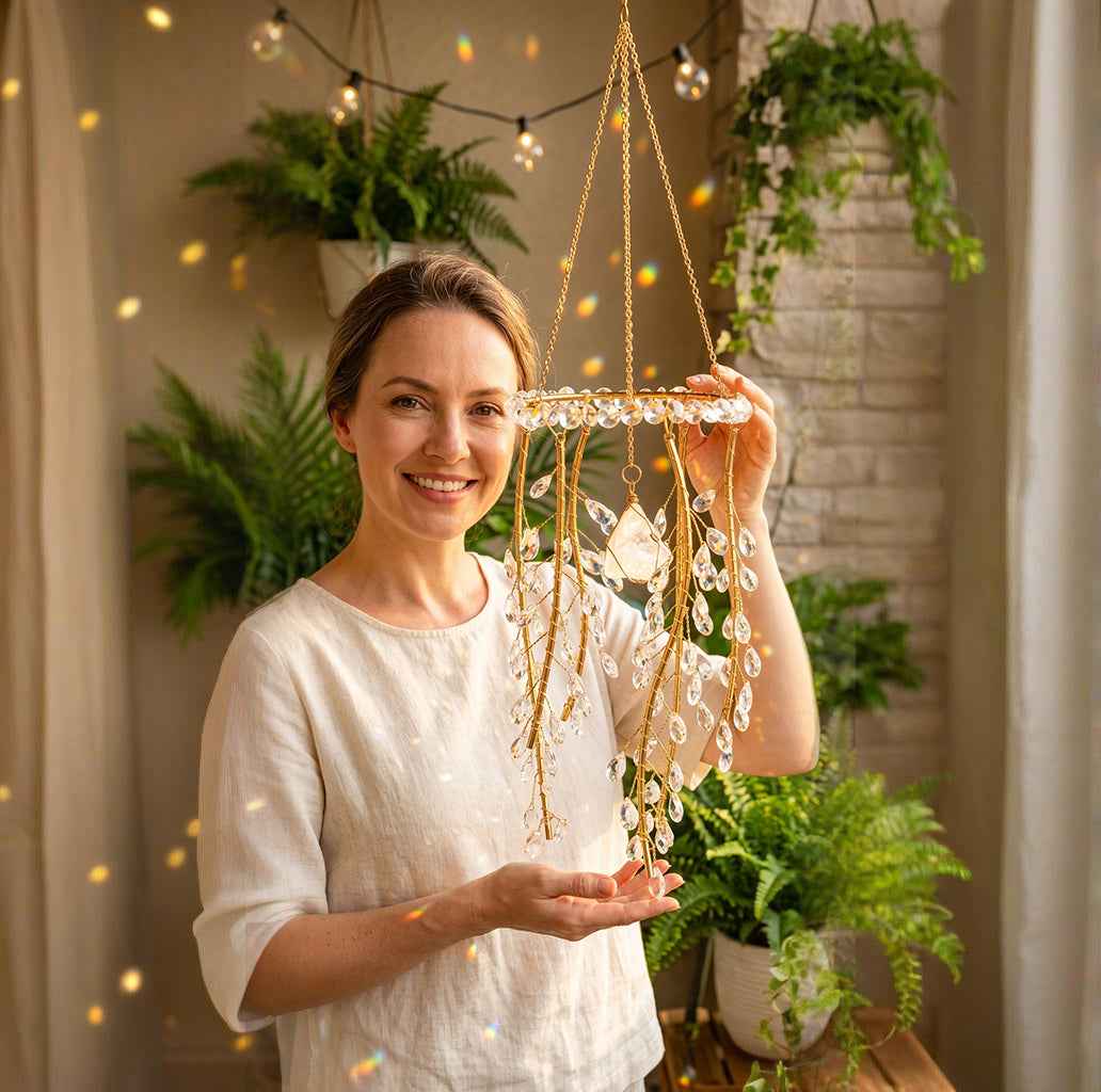 Handmade Willow Tree Crystal Prism Rainbow Maker -- Mother‘s Day 75% OFF NOW