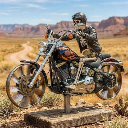 🔥Last Day - 49% OFF🔥Skull Motorcycle Windmill