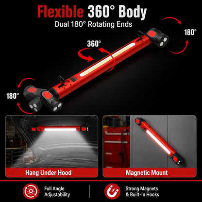 Father's Day Promotion SAVE 49% 🔥3000LM Rechargeable Magnetic LED Work Light Bar