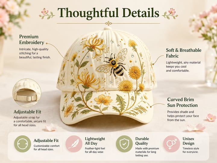 🔥Hot Sale Promotion 49% OFF🌸🌿Garden Morning Cap  (✨2026 Limited Edition)