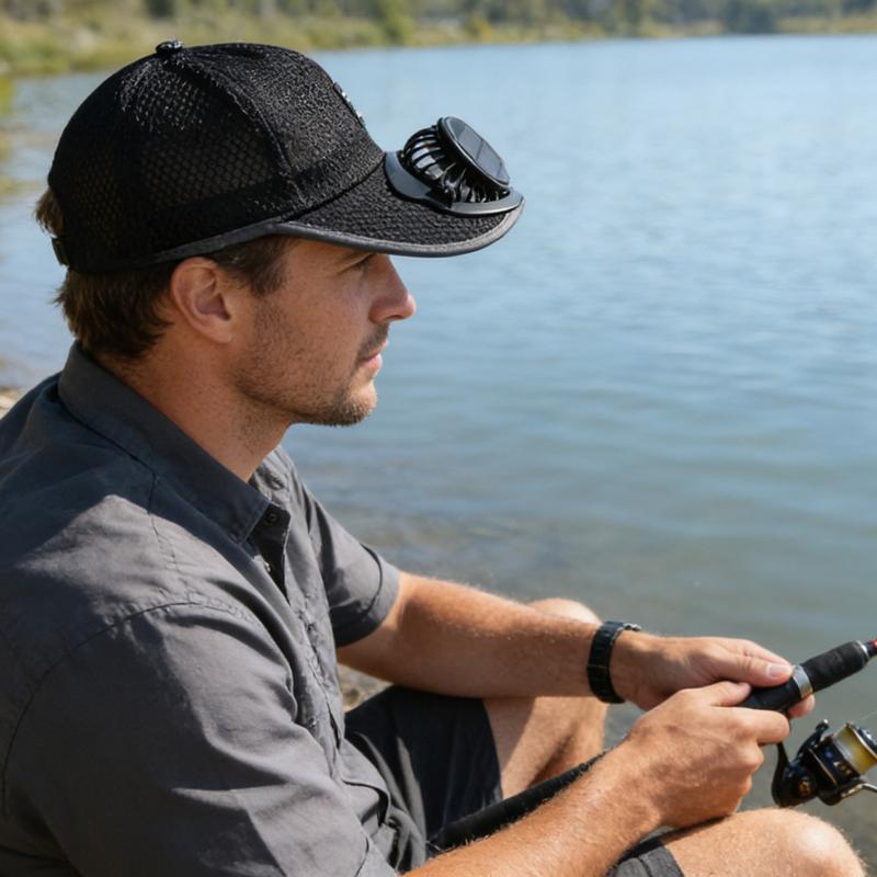 🔥🔥Father's Day Best Sellers ☀️🧢2026 Pro Outdoor Cooling Hat: Dual-Power Fan Cap