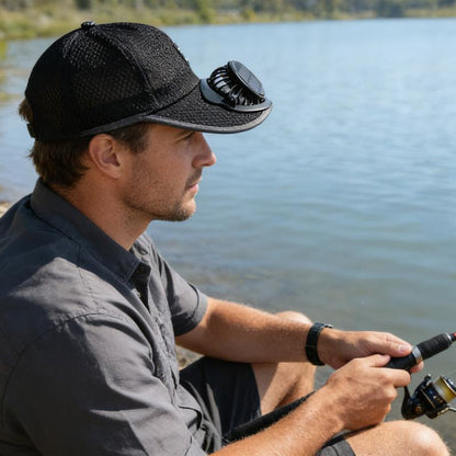 🔥🔥Father's Day Best Sellers ☀️🧢2026 Pro Outdoor Cooling Hat: Dual-Power Fan Cap