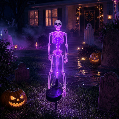 Turn Your Yard Into A Spooky Skull Path 💀🌙 Halloween Solar Garden Lights