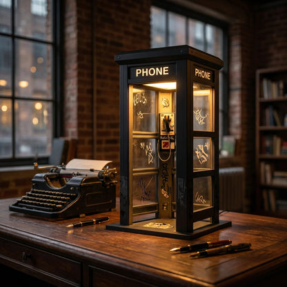 🔥Hot Sale 50% OFF✨Vintage Phone Booth Ambient Lamp🎇