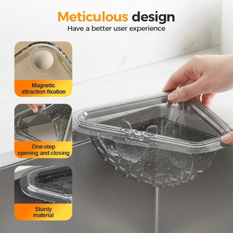 🔥54% OFF-Mother‘s Day Sale✨Magnetic Sink Basket-Stop Touching Soggy Scraps