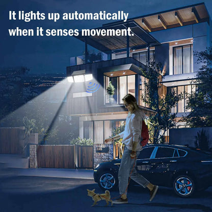 🌙 2500LM Solar Lights | Motion Sensor Outdoor Security Lighting