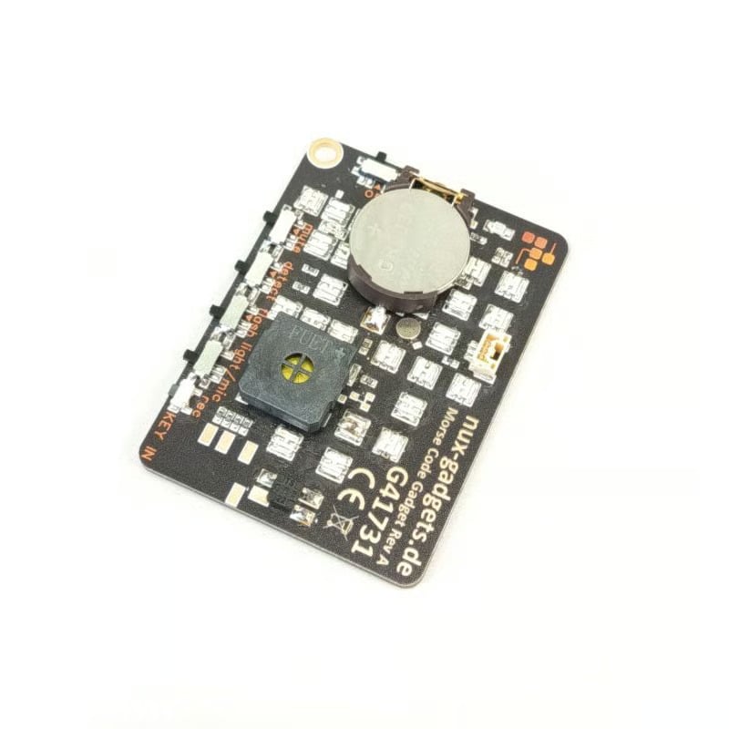 🔥 📟 Morse Code Trainer Card Pro (LED Edition)