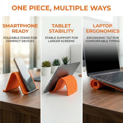 🎁LAST DAY SALE 50% OFF | Foldable Silicone Aluminum Holder💻️ - Secure, Ergonomic Device Mount for Everywhere📱