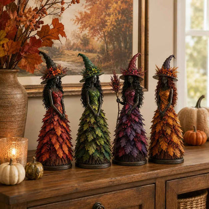 💥LAST DAY 49% OFF - 🧙 Enchanted Autumn Witch Figurine