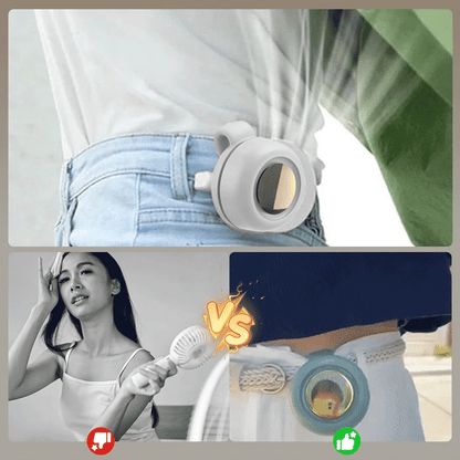 Father's Day Special: Bladeless Wearable Waist Fan with 23-Hour Rechargeable Battery