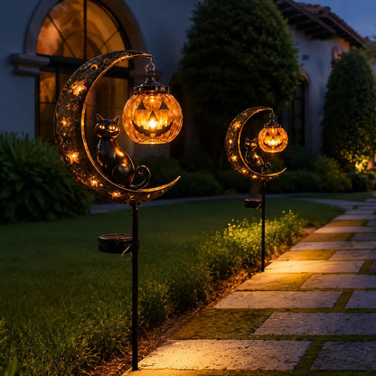 🎃 Early Halloween Deal | Pumpkin Moon Garden Stake Light Now 49% OFF