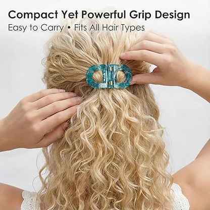 World's first magnetic hair clip! ✨-simple, stylish, and super easy to use.