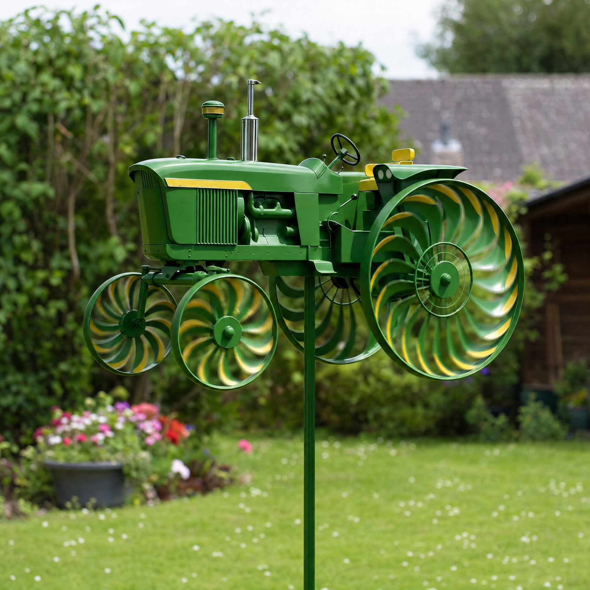 🚜Only Today 50% OFF-Earl's Handmade Tractor Wind Spinner