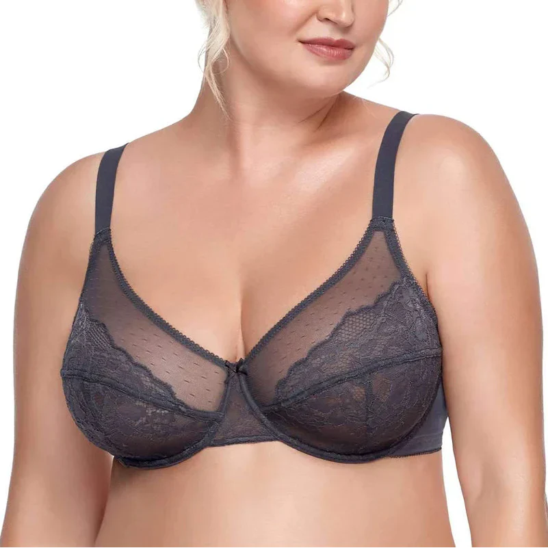 🔥Buy 2 Get 1 Free🔥Full Coverage Lace Minimizer Bra - Petal