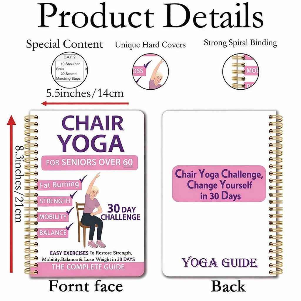 ✨ Chair Yoga for Seniors: A 30-Day Guide | Popular Among Older Adults