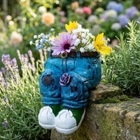 Seated Plant Pot
