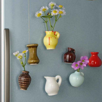 🔥Up To 69% Off!🔥-🌷Mini Dried Flower Ceramic Fridge Magnet – Handmade