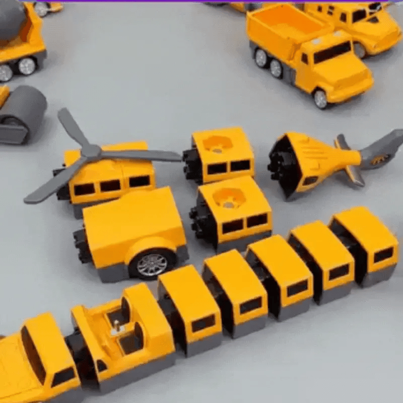 Magnetic Robo Car Adventure with Storage Box