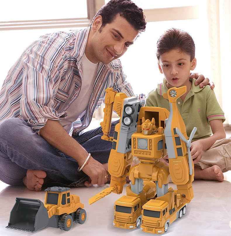 Magnetic Robo Car Adventure with Storage Box