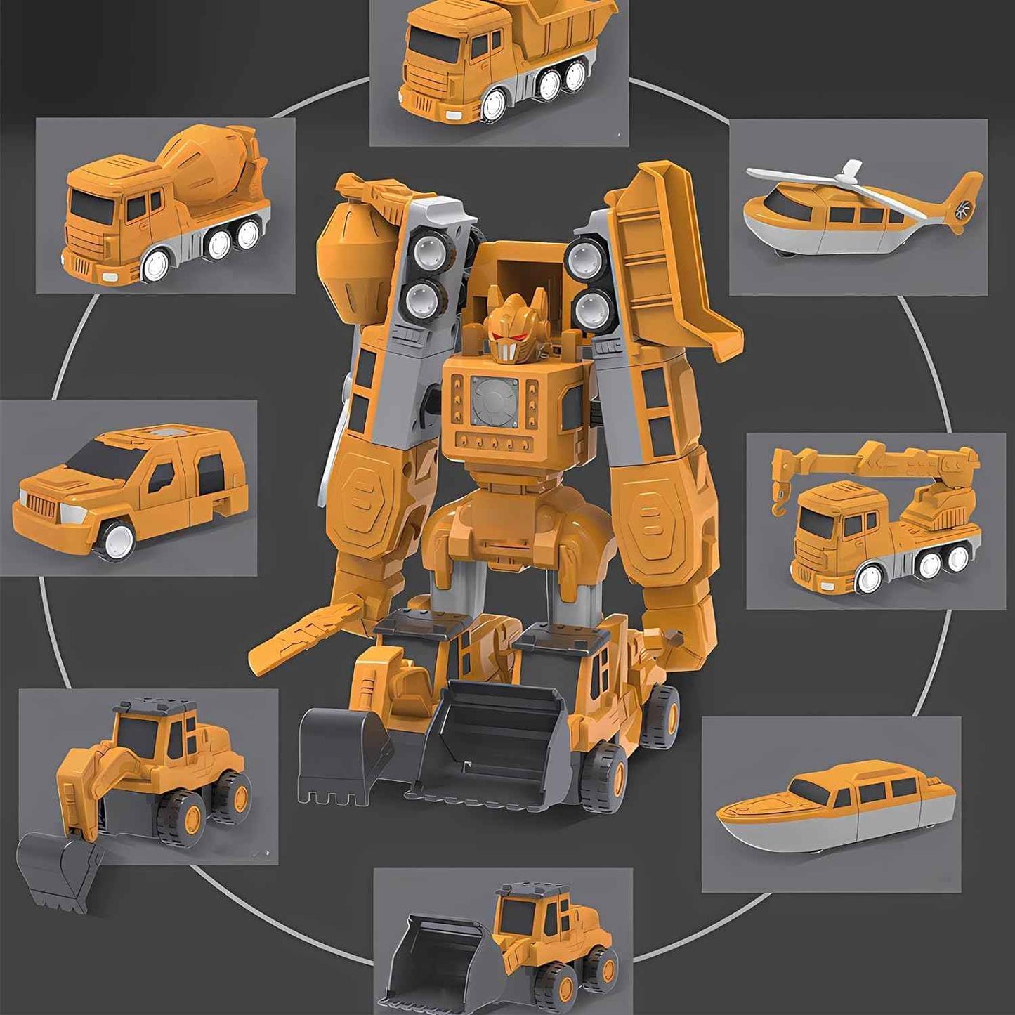 Magnetic Robo Car Adventure with Storage Box