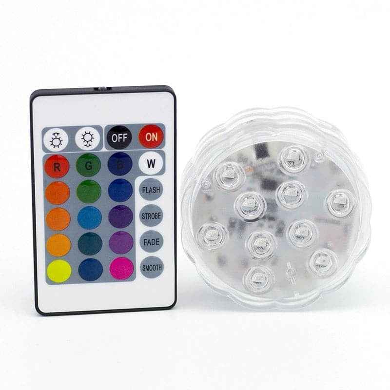 💥Submersible LED Pool Lights (RF Remote Control )