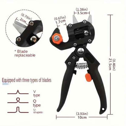 Professional 2-in-1 Pruning and Grafting Shears | MASTERCUT
