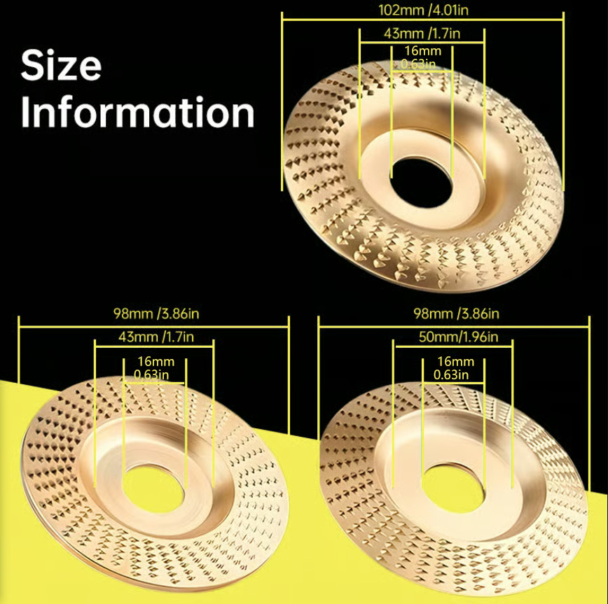 ✨ Pro-Grade Wood Carving Discs | 50% OFF ✦ Faster, Cleaner Woodworking Cuts🪵⚙️