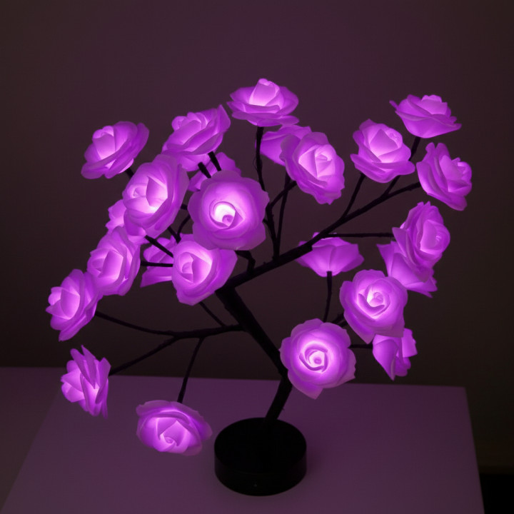 🌹🎁Mother’s Day Hot Sale | 50% Off Limited Time！Romantic Rose Tree Lamp Gift