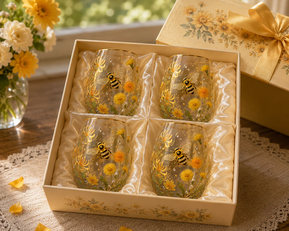 🔥🔥2026 Limited Edition Garden Dawn Embossed Glass Teacup