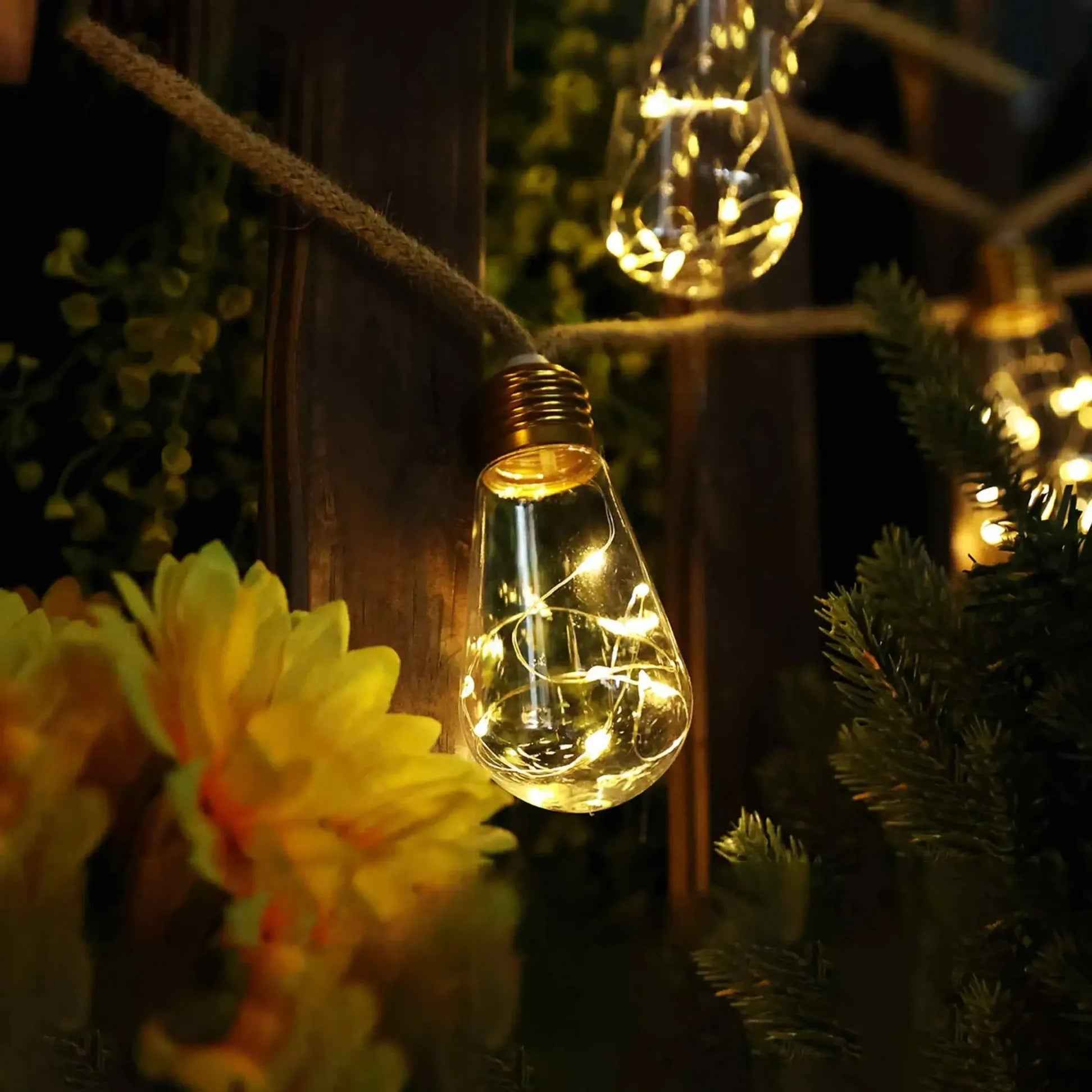 🔥 2026 Hot Sale - 🌙 💡 Vintage Solar String Lights – 50% OFF Turn Any Space Into a Cozy Dreamy Escape