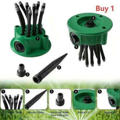 🌱 360° Flexible Garden Sprinkler | 50% OFF! Water Your Lawn Effortlessly