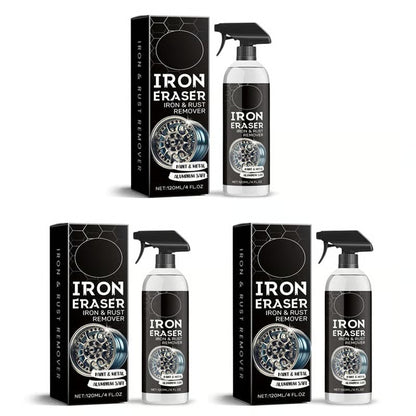 🔥Last Day 48% OFF✨ IRON ERASER Iron & Rust Remover Spray - Instantly Dissolves Brake Dust & Oxidation, Restores Factory Shine on Wheels & Paint 🚗