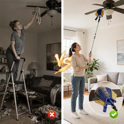180° Adjustable Telescopic Ceiling Cleaning Brush