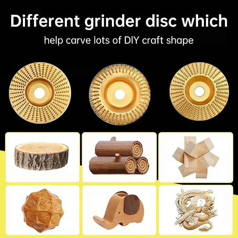 ✨ Pro-Grade Wood Carving Discs | 50% OFF ✦ Faster, Cleaner Woodworking Cuts🪵⚙️