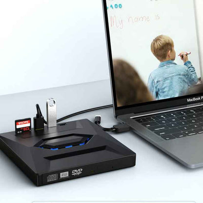 7-in-1 External USB DVD Drive & Blu-ray Player