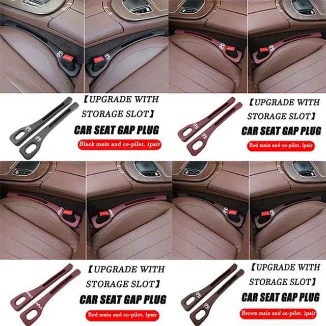 🚗 Car Seat Gap Plug with Storage | Custom Logo Organizer