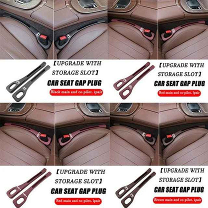 🚗 Car Seat Gap Plug with Storage | Custom Logo Organizer