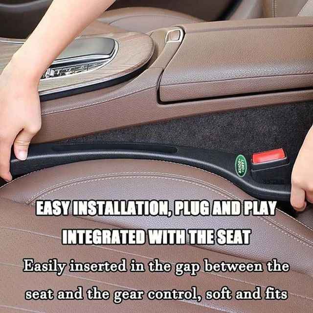 🚗 Car Seat Gap Plug with Storage | Custom Logo Organizer