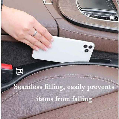 🚗 Car Seat Gap Plug with Storage | Custom Logo Organizer