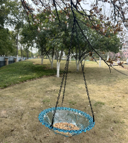 🔥💐SPRING DAY SALE- ONLY 💲26.99!⚡50K+ SOLD!🐦Solar Cascade Hanging Bird Bath Fountain