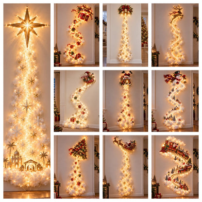 ✨Christmas Magic Trail Wall Light - Illuminated Vertical Holiday Wall Decor✨