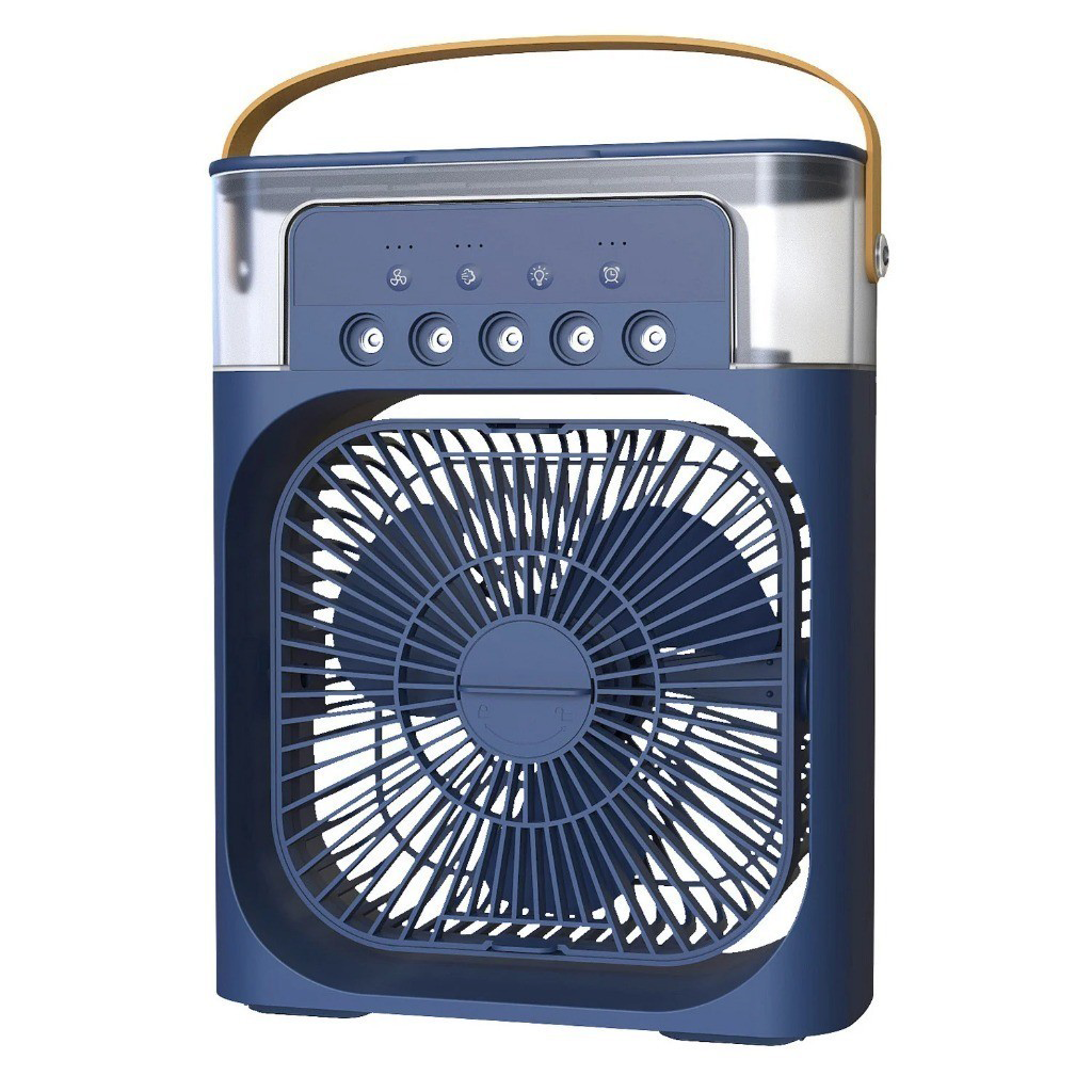 ❄️3-in-1 Portable Desktop Air Cooler Fan | Quiet USB Mini Cooling Humidifier