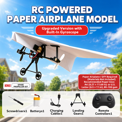 ✈️ Turn Any Paper Airplane Into a Real RC Flyer