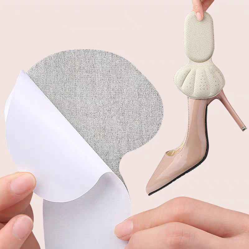 👠 Selbstklebende Fersenpolster | Zuschneidbar & Blasenschutz