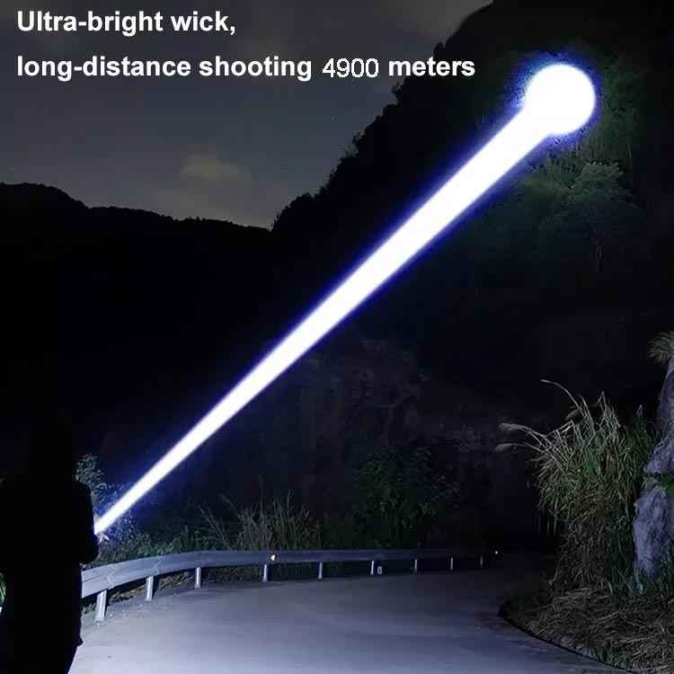 🔥 Super Bright LED Zoomable Flashlight